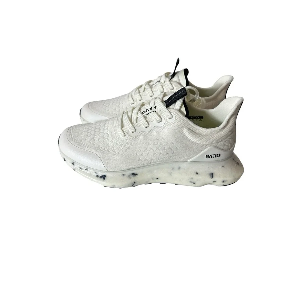 New RATIO Camino: 01‎ Men's Size US 8.5  Running Shoes White Atheisure